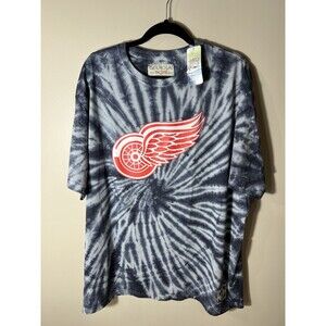 Calhoun NHL Surf & Skate Mens Spiral Tie Dye T-Shirt XXL Detroit Red Wings NEW